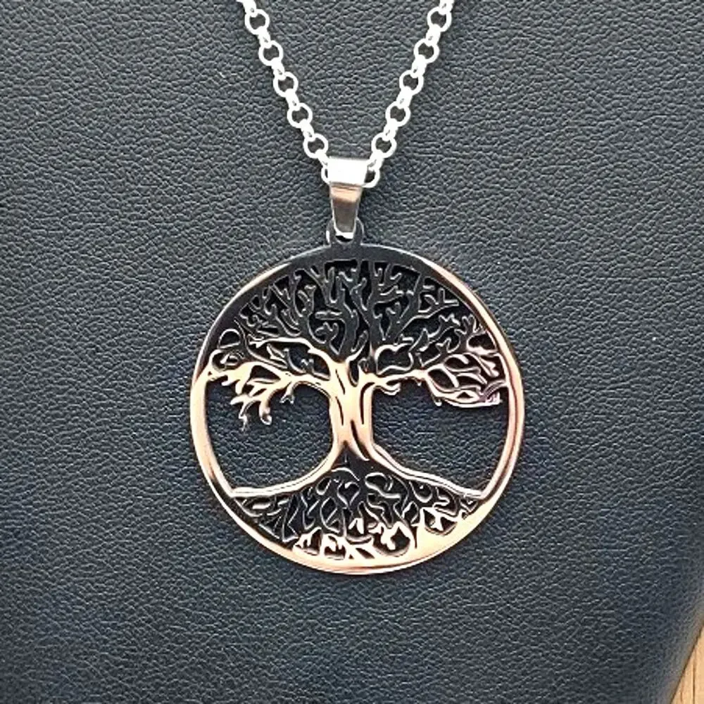 925 Sterling Silver Necklace Tree Of Life Pendant Valentines Birthday Gift NEW